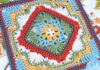 Crochet Savannah Afghan Block
