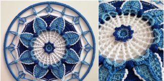 Crochet Crystal Cold Mandala