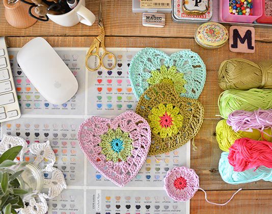 Crochet Granny Chic Heart