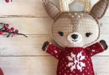Holiday Deer Free Crochet Pattern