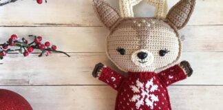 Holiday Deer Free Crochet Pattern