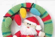 Crochet Christmas Garland