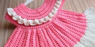 Crochet Baby Pineapple Frock Dress Fast Easy Pattern
