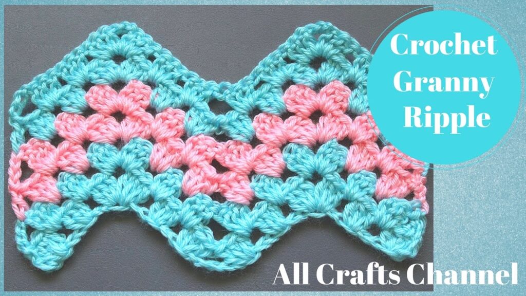 Crochet Granny ripple stitch